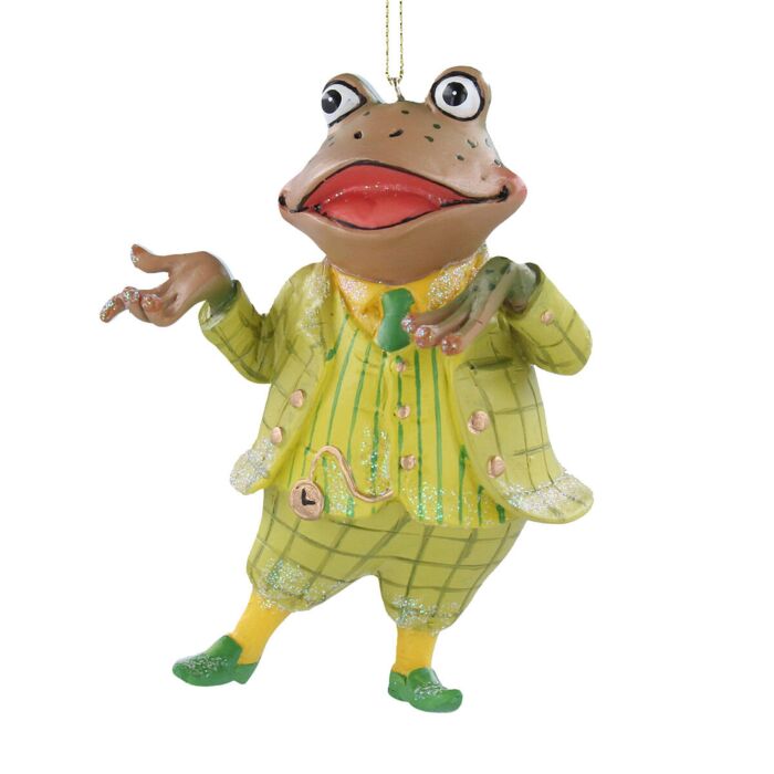 Gisela Graham Toad of Toad Hall Resin Tree Decoration